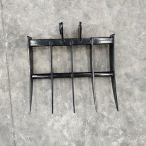 Rake Mini Excavator Attachment for Grading, Leveling, Loosening , Removing Soil USA