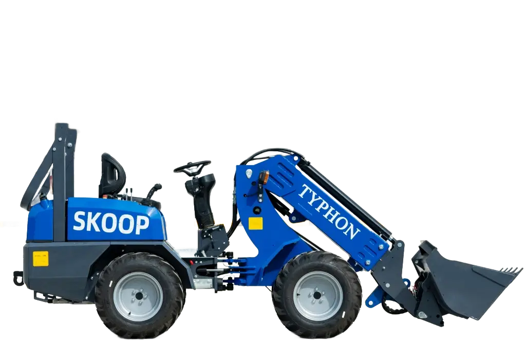 Wheel loader for loading and material handling