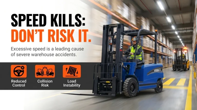 Why Forklift Speeding Is a Major Risk in Warehouse Operations
