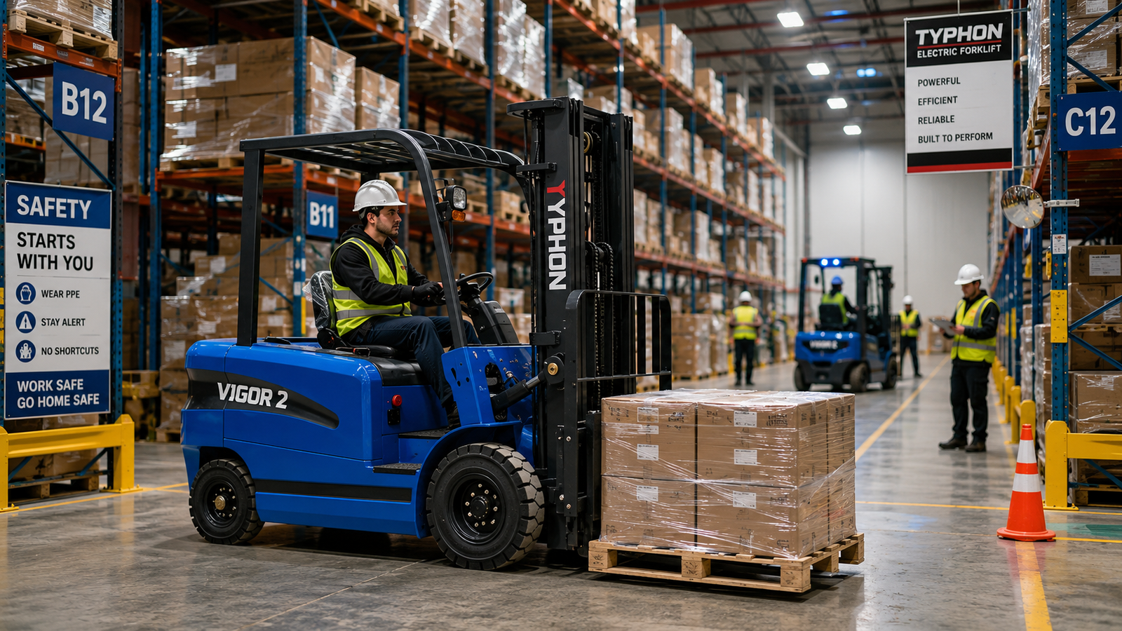 forklift job site