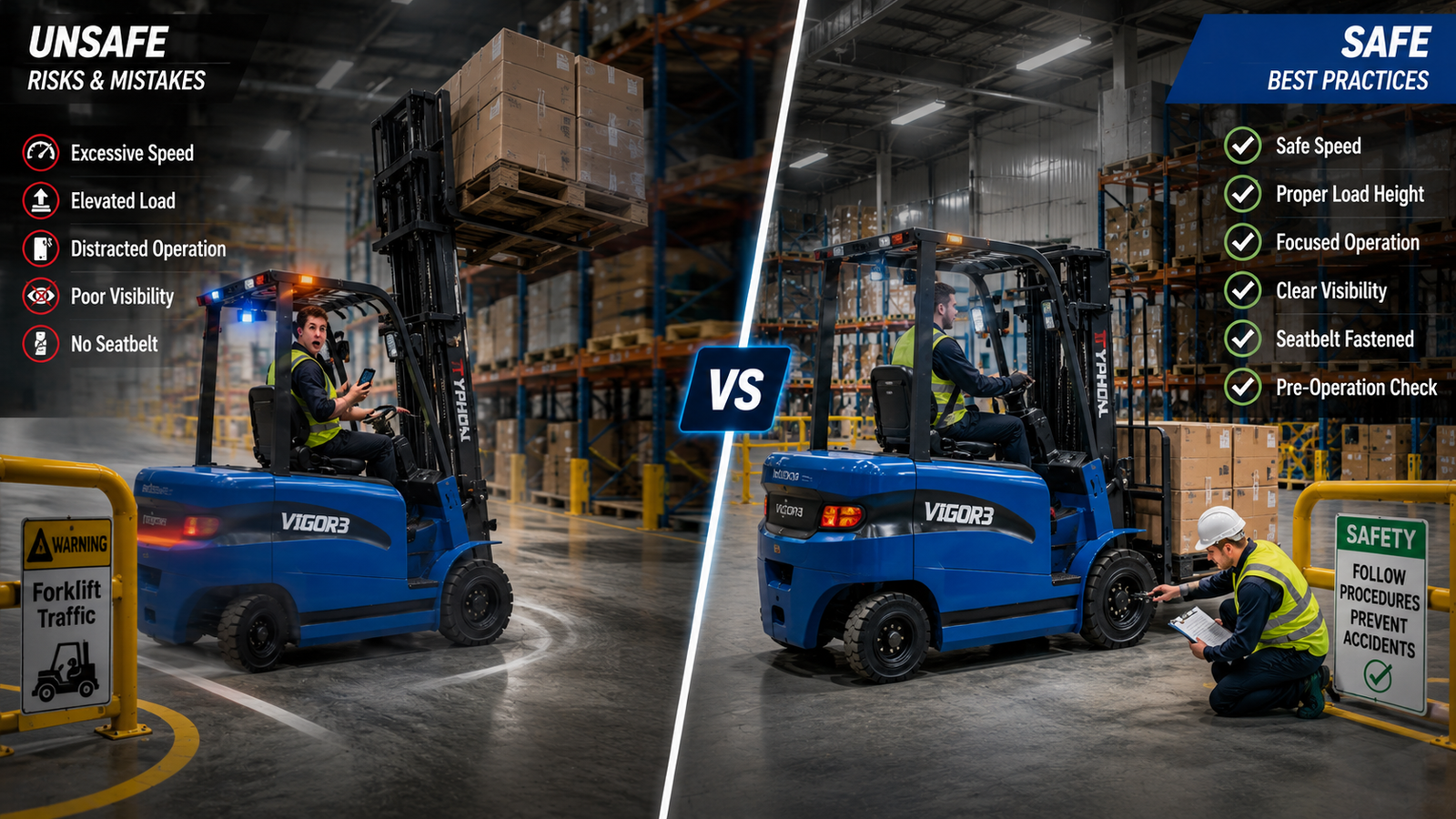 electric forklift safty guide