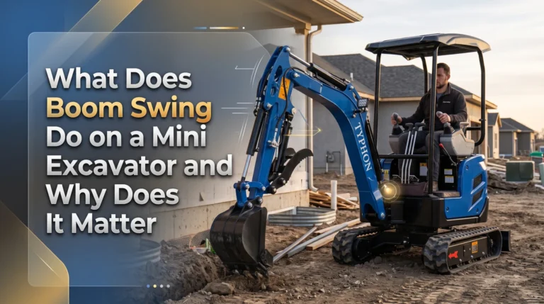 What Does Boom Swing Do on a Mini Excavator and Why Does It Matter