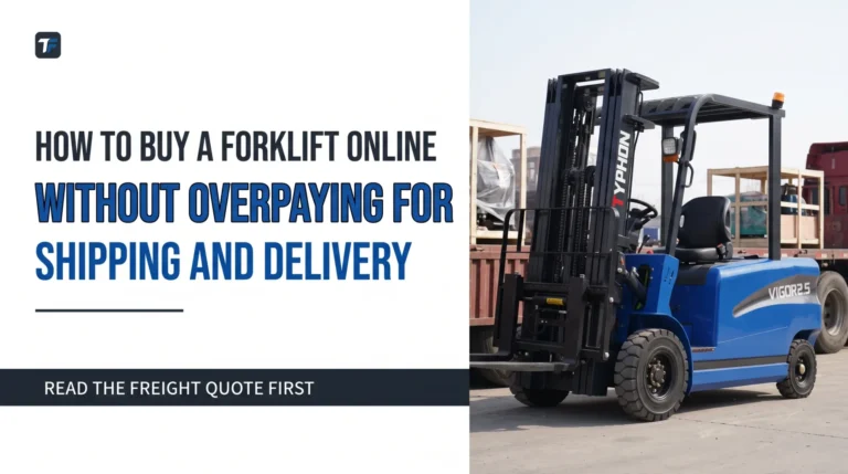 How to Buy a Forklift Online Without Overpaying for Shipping and Delivery